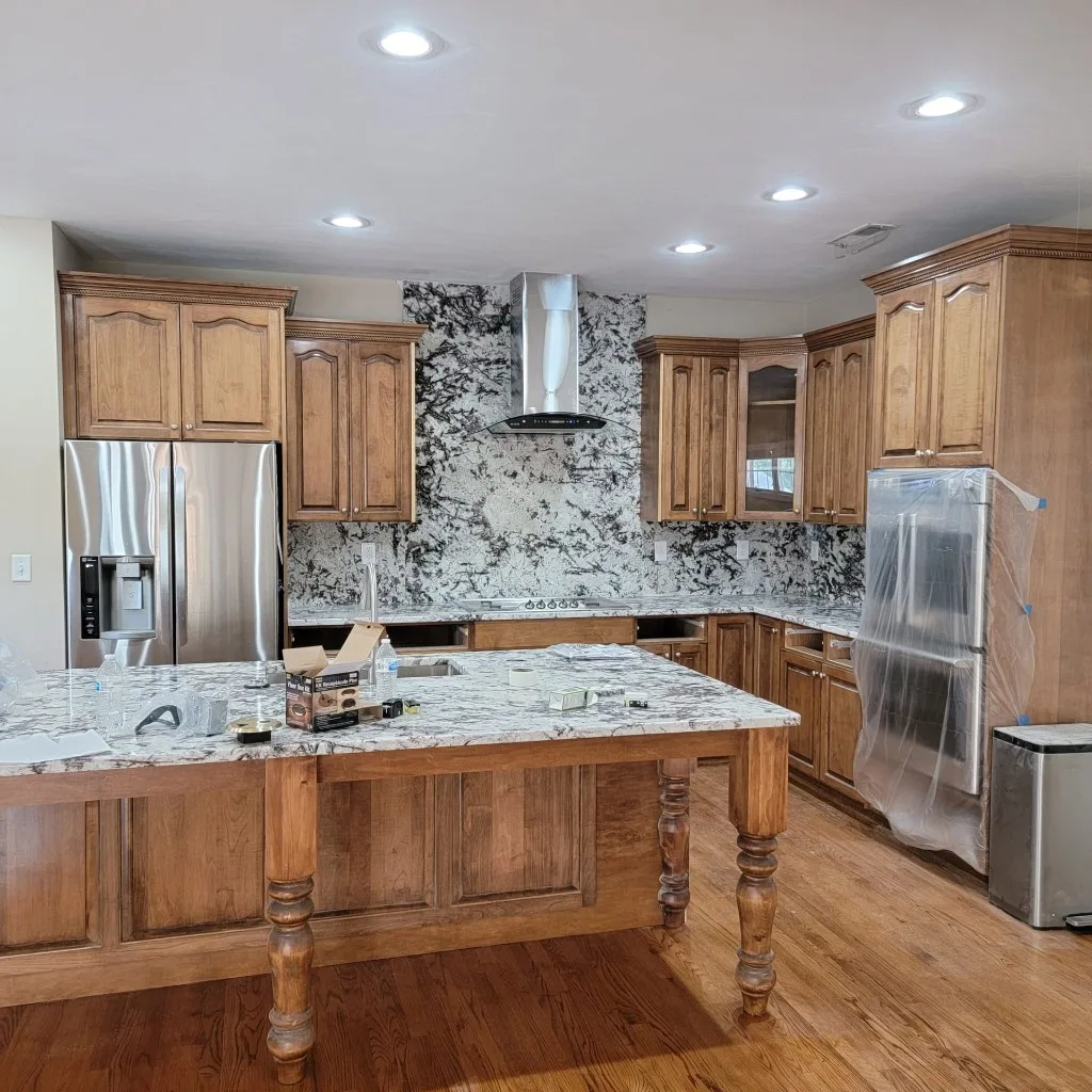 Natural Wood Modern Kitchen