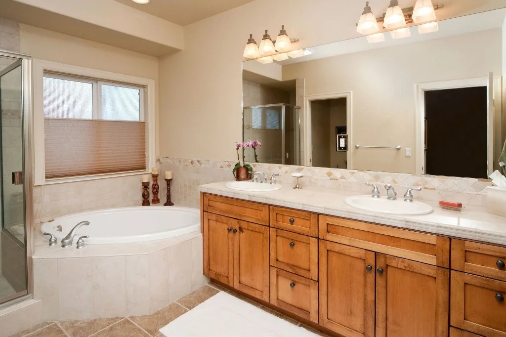 Dark Tile Frameless Shower