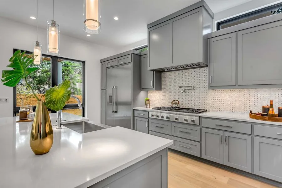 Custom outdoor kitchen for entertaining