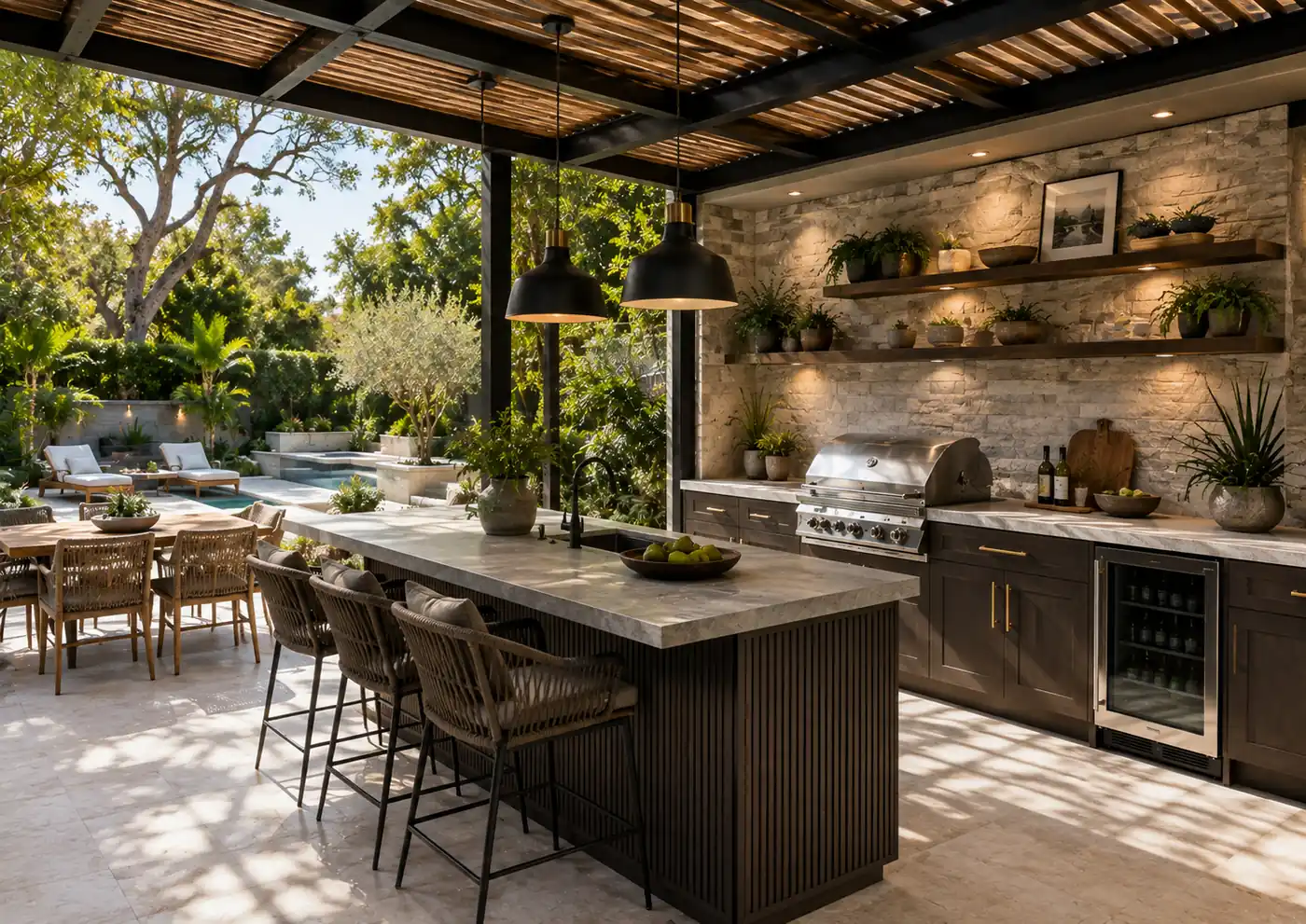 Custom Outdoor Prep Suite
