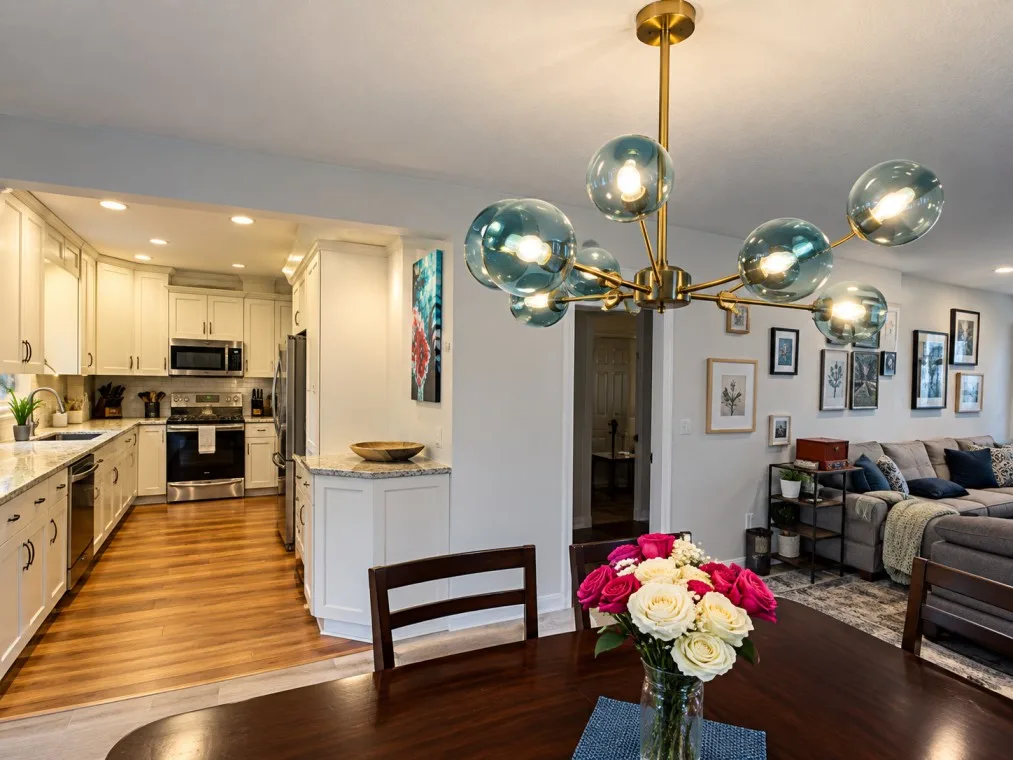 Updated kitchen interior