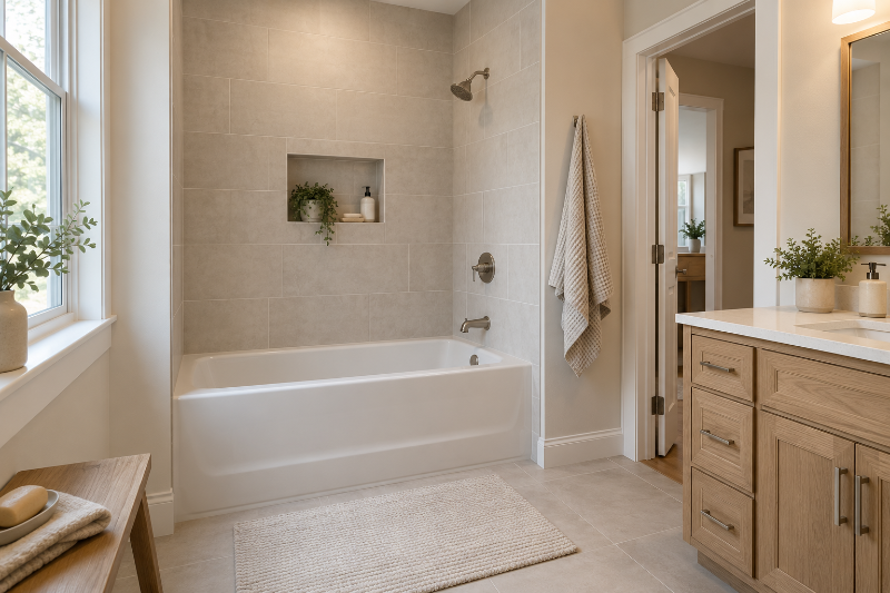 Planning bathtub replacement within the bathroom remodel